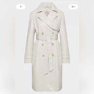 ARITIZIA leather trench coat